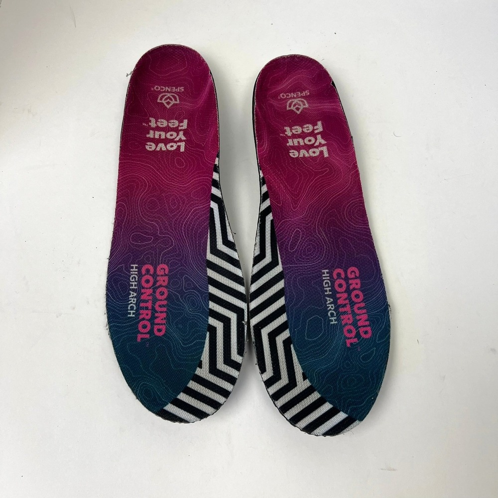 Spenco Ground Control High Arch Mens Performance Orthotic Insoles 11 Support